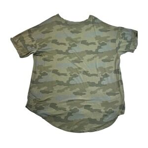 American Eagle Soft & Sexy Camo‎ V Neck T Shirt Womens Large L